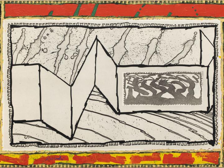 Pierre Alechinsky - Autour du traité des excitants modernes - Du Tabac - Maison de Balzac - don du cercle des amis de la maison de Balzac